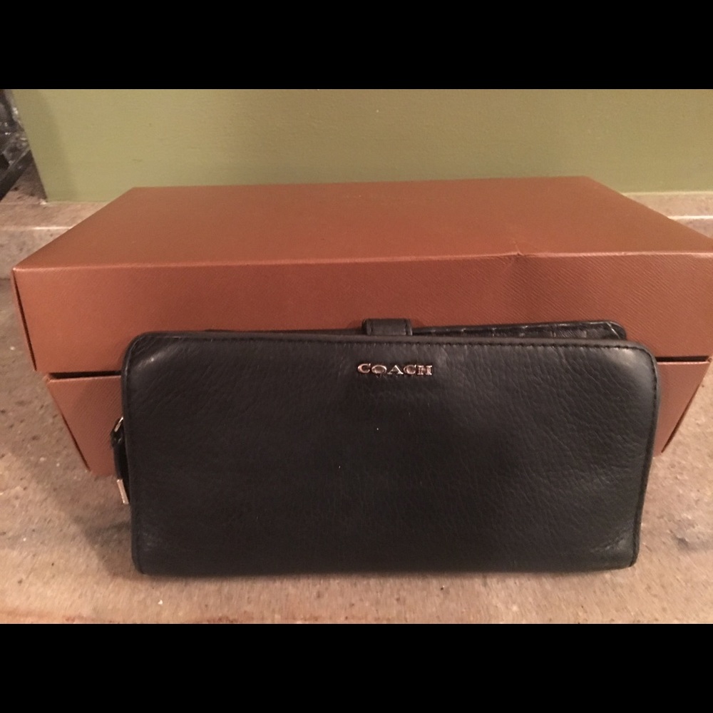 Coach black wallet